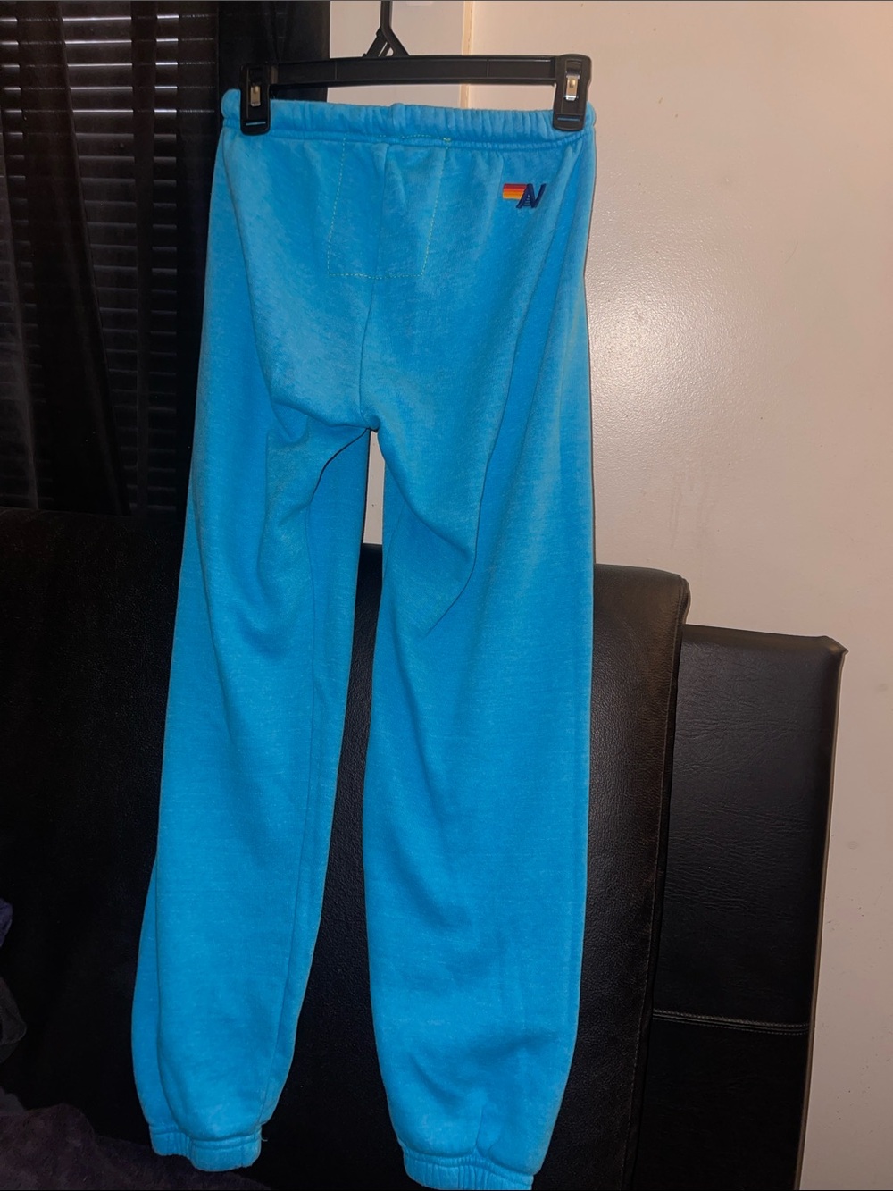 Aviator Nation Women's Blue Sweatpants Size Xs Neon Blue — image 6 of 8